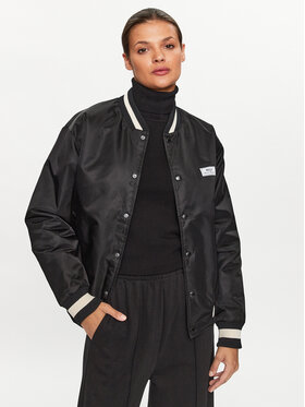 Mercer Amsterdam Mercer Amsterdam Bomberjacke Unisex Re-Varsity MEAP231010 Schwarz Regular Fit