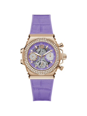 Guess Guess Zegarek GW0553L6 Fioletowy