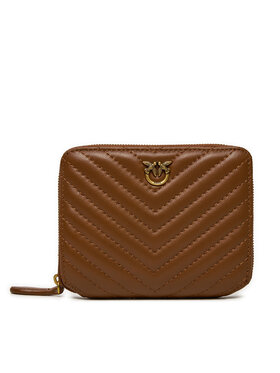 PINKO Pinko Duży Portfel Damski Taylor Zip Around . AI 24-25 PCPL 100249 A0GK Brązowy