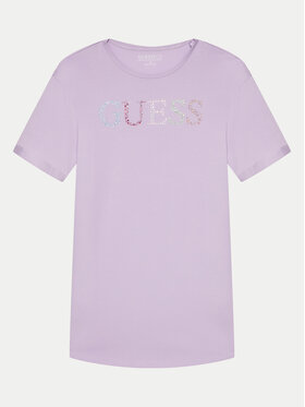 Guess Guess T-shirt J4GI38 J1314 Ljubičasta Regular Fit