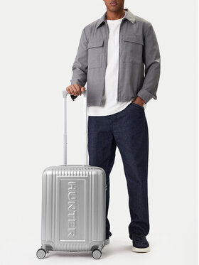 Hunter Hunter Βαλίτσα Καμπίνας CEO-HUNTER-S-002-08-SILVER Ασημί