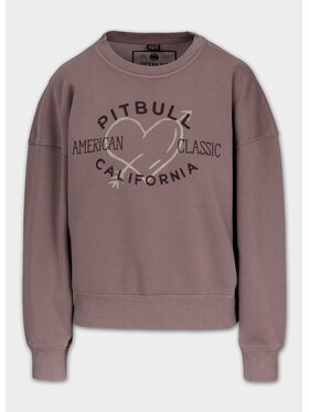 PITBULL PITBULL Bluza MANZANITA HEART Bordowy Regular Fit