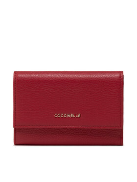 Coccinelle Coccinelle Великий жіночий гаманець MW5 Metallic Soft E2 MW5 11 66 01 Червоний