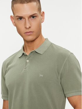 Lee Polo 112349956 Zelena Regular Fit