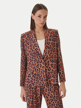 LOLA CASADEMUNT LOLA CASADEMUNT Σακάκι MS2602005 Καφέ Straight Fit