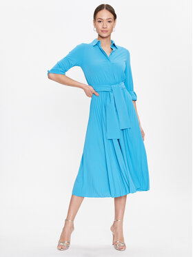 Marella Marella Košeľové šaty Egadi 2336210231 Modrá Regular Fit