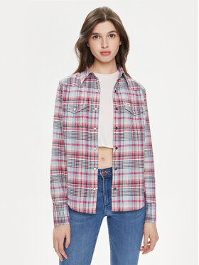 Wrangler Wrangler Košulja Western 112350328 Ljubičasta Slim Fit