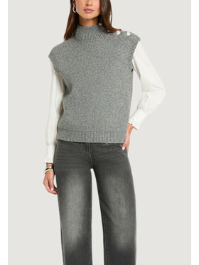 Morgan De Toi Morgan De Toi Maglione 252-MSARA Grigio Casual Fit