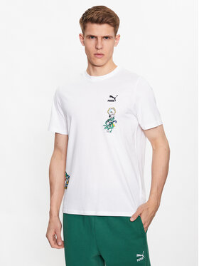 Puma Puma Tričko Classics 539481 Biela Regular Fit