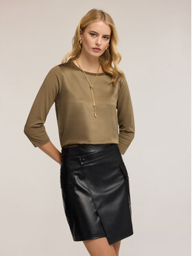 Motivi Motivi T-shirt G064W703440N035 Verde Regular Fit