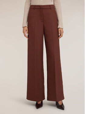 Motivi Motivi Pantaloni di tessuto P06AQ004885N022 Marrone Over Fit