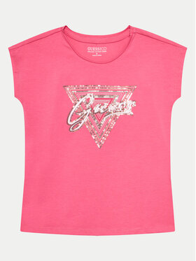 Guess Guess T-shirt J4GI21 K6YW4 Ružičasta Boxy Fit