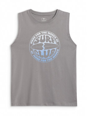 4F 4F T-Shirt WAVE RIDERS CLUB Szary Loose Fit