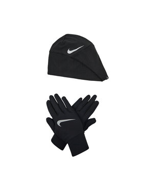 Nike Nike Набір шапка і рукавички N1000594 Чорний