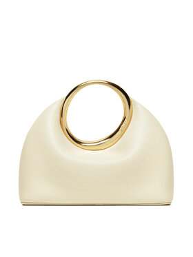 JACQUEMUS JACQUEMUS Geantă Mini ring handbag 241BA395 Écru