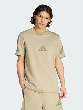 adidas adidas T-Shirt 136913 Brązowy Regular Fit
