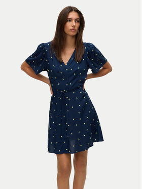 Vero Moda Vero Moda Letné šaty Alba 10292845 Tmavomodrá Regular Fit