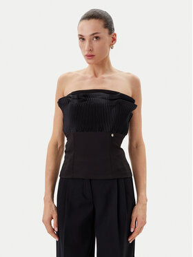 Rinascimento Rinascimento Marškinėliai CFC0019748002 Juoda Slim Fit