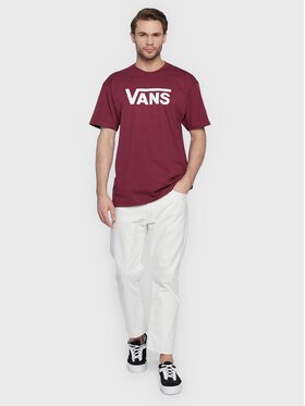 Vans T-shirt Classic VN000GGG Tamnocrvena Classic Fit