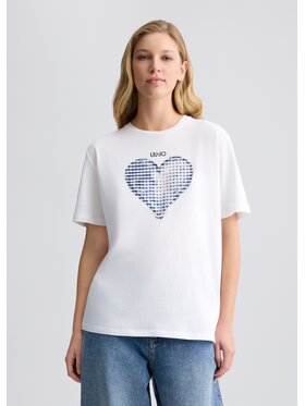 Liu Jo Liu Jo T-Shirt WA5361JS923M9572 Błękitny Regular Fit