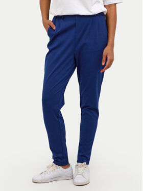 Kaffe Kaffe Kalhoty z materiálu Jenny 10508651 Modrá Regular Fit