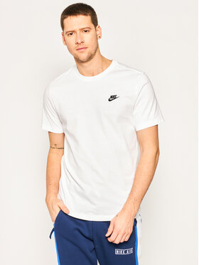 Nike Nike T-shirt Sportswear Club AR4997 Bianco Standard Fit