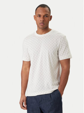 JOOP! JOOP! Tricou Victormanuel 30101945 Écru Regular Fit