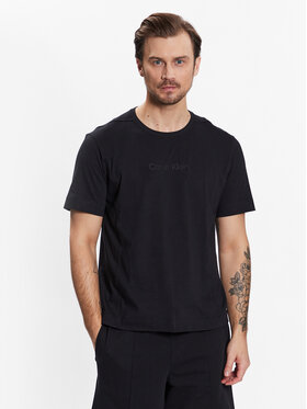 Calvin Klein Calvin Klein T-Shirt S/S T-Shirt 00GMS3K108 Czarny Regular Fit