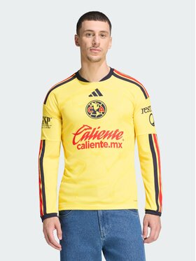 adidas adidas Koszulka techniczna 171197 Żółty Slim Fit