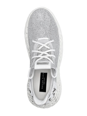 PHILIPP PLEIN PHILIPP PLEIN Sneakersy 557 Srebrny