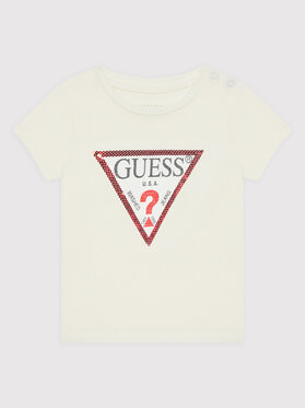 Guess Guess T-Shirt K2BI22 K6YW1 Biały Regular Fit