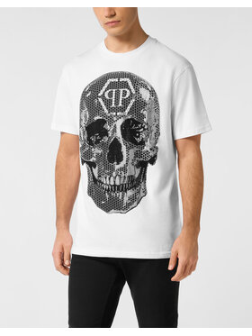 PHILIPP PLEIN PHILIPP PLEIN T-shirt 27083 Bianco Regular Fit