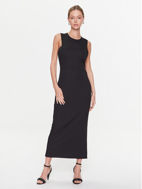 Calvin Klein Calvin Klein Každodenní šaty Q-Nova Tank Dress K20K205569 Černá Slim Fit