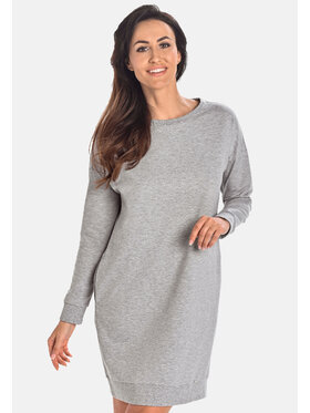 Teyli Teyli Sukienka 501 Szary Standard Fit