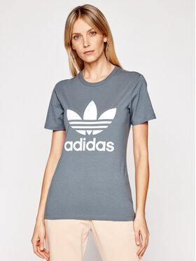 adidas adidas Póló adicolor Classics Trefoil GN2903 Szürke Regular Fit
