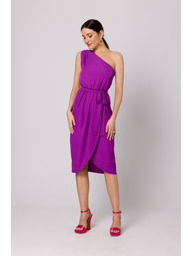 Makover Makover Vestito da giorno K160 Viola Regular Fit
