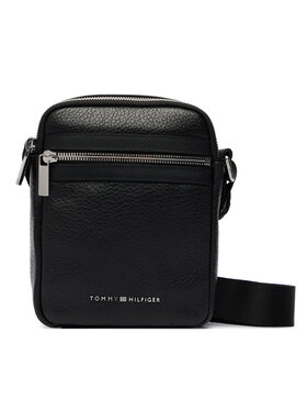 Tommy Hilfiger Tommy Hilfiger Saszetka Th Bus Leather Mini Reporter AM0AM14393 Czarny
