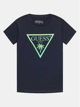 Guess Guess T-shirt L4GI33 J1311 Tamnoplava Regular Fit