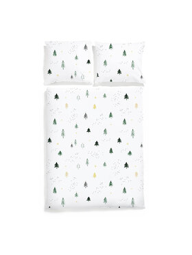 White pocket White pocket Komplet pościeli Pościel świąteczna Biały
