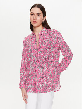 United Colors Of Benetton United Colors Of Benetton Hemd 5T17DQ02Y Rosa Relaxed Fit
