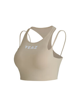 Yeaz Yeaz Top AMOROUS Beżowy Slim Fit