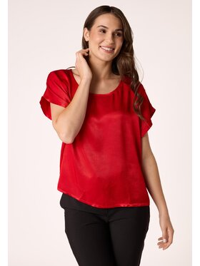 QUIOSQUE QUIOSQUE Bluzka QUIOSQUE 2US005601 Czerwony Regular Fit