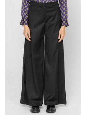Deni Cler Milano Deni Cler Milano Spodnie materiałowe W-DC-5285-D5-E3-90-1 Czarny Loose Leg