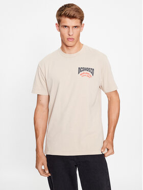 DC DC T-Shirt Defiant Tees ADYZT05309 Μπεζ Regular Fit