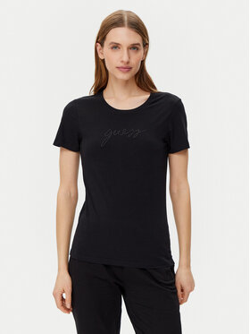 Guess Guess Тишърт O5GI02 KBBU1 Черен Regular Fit
