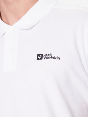 Jack Wolfskin Polo Essential 1809301 Bijela Regular Fit