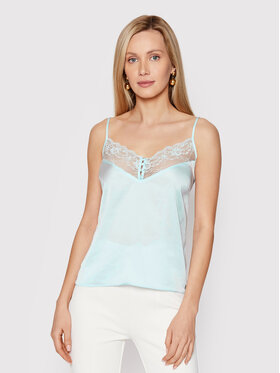Guess Guess Top W2GH44 WD8G2 Blau Regular Fit