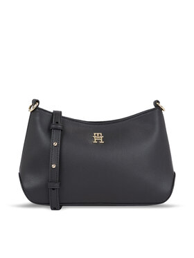 Tommy Hilfiger Tommy Hilfiger Ročna torba Hilfiger Staple Crossover AW0AW15196 Črna