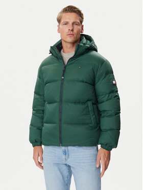 Tommy Jeans Tommy Jeans Μπουφάν πουπουλένιο Essential  DM0DM19786 Σκούρο πράσινο Regular Fit