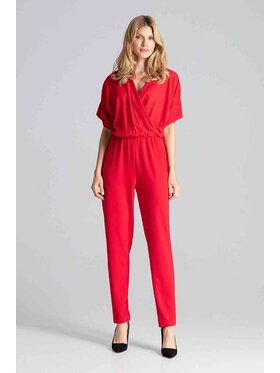 FIGL FIGL Kombinezon M684 Czerwony Regular Fit